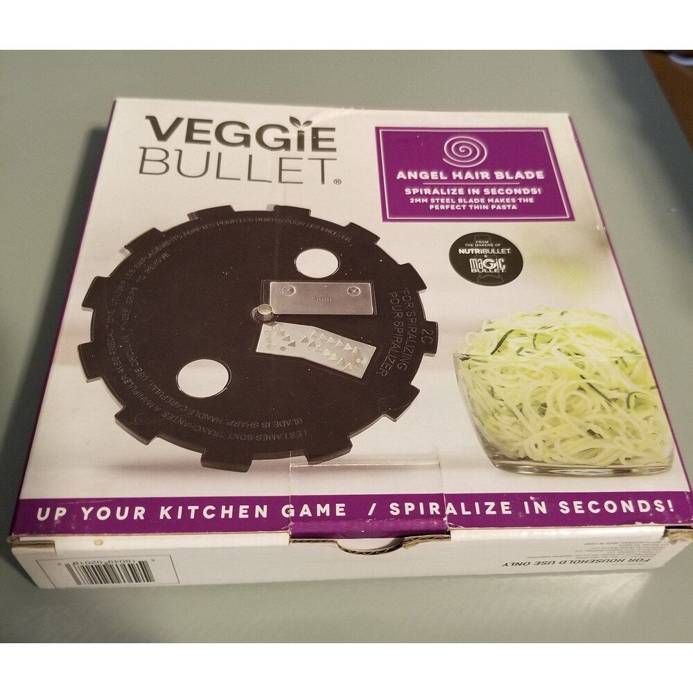 Veggie bullet angel hair blade accessory